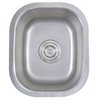 Nantucket Sinks 15" W x 12.75" L x 7" H, 304 Stainless Steel NS1512